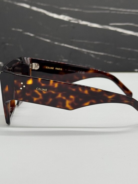 NEW CELINE CL40092I 52F SUNGLASSES HAVANA WOMEN EYEWEAR CELINE main image 9